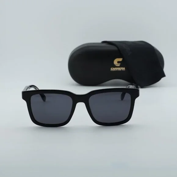 CARRERA 251/S 0807 IR Sunglasses Black Square Frame, Grey Lenses